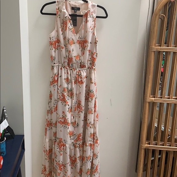 NWT Light pink floral flowy dress - Picture 2 of 3